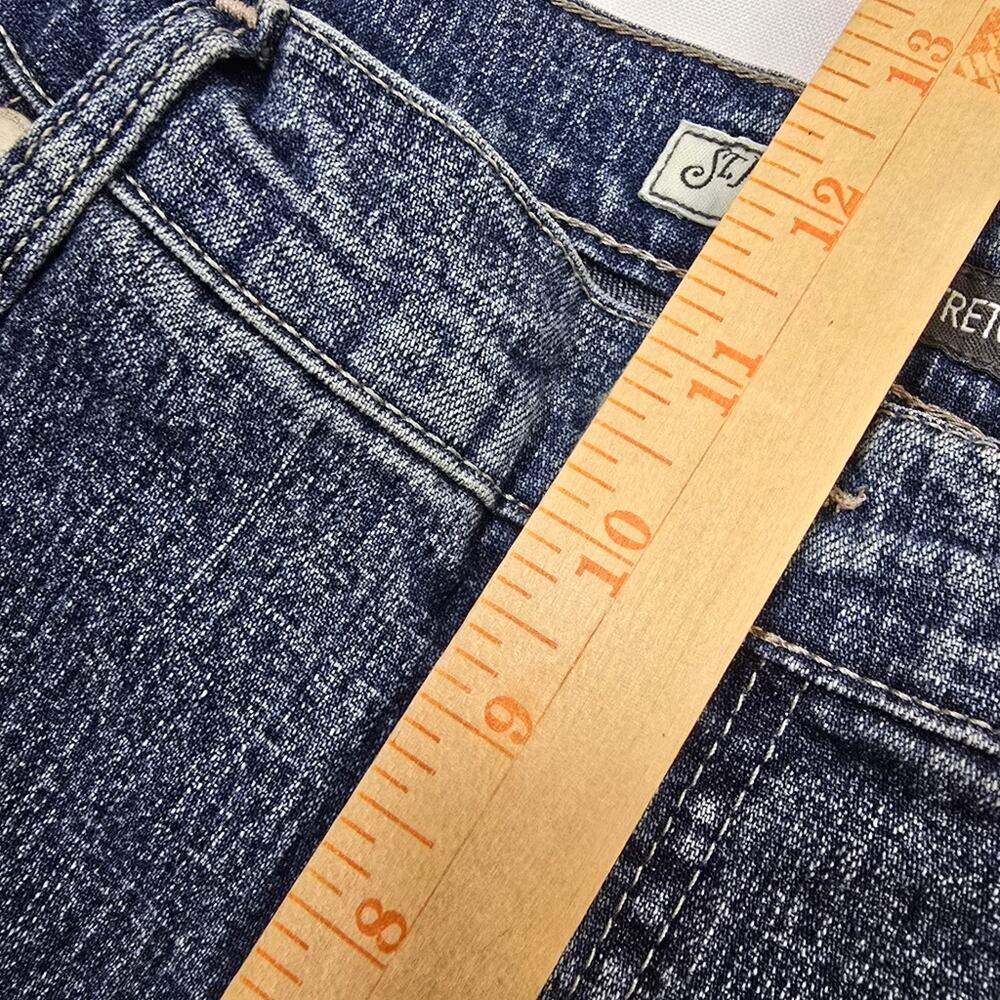St. John Bay Straight Leg Pants Women Cotton Blend Casual Classic Blue 14P - Picture 11 of 13
